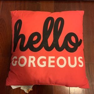 Hello Gorgeous pillow